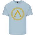 Lambda Gym Spartan Bodybuilding Fitness Kids T-Shirt Childrens Light Blue