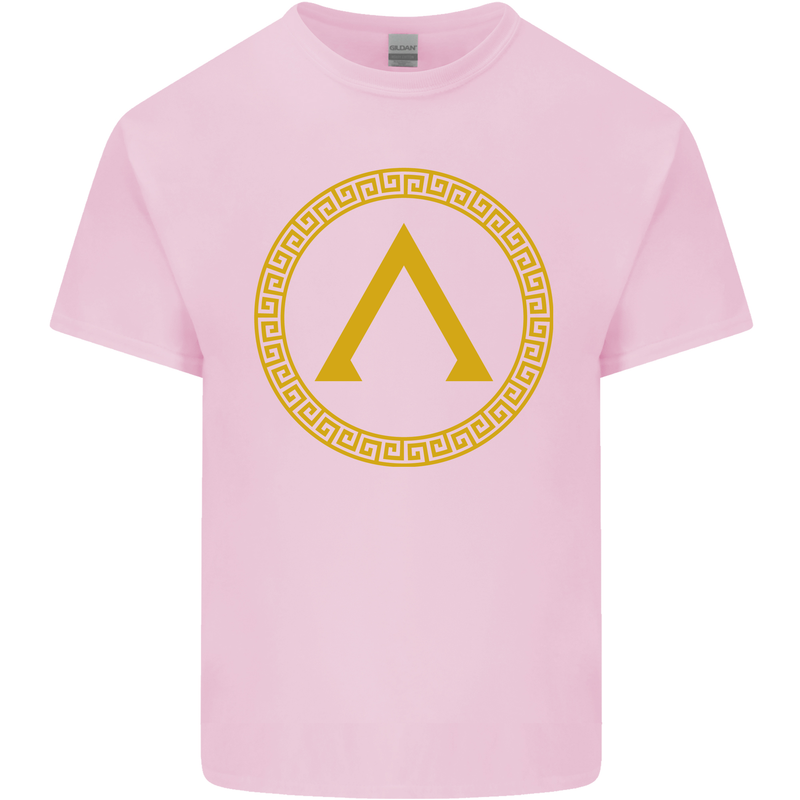 Lambda Gym Spartan Bodybuilding Fitness Kids T-Shirt Childrens Light Pink