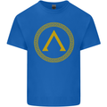 Lambda Gym Spartan Bodybuilding Fitness Kids T-Shirt Childrens Royal Blue