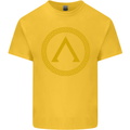 Lambda Gym Spartan Bodybuilding Fitness Kids T-Shirt Childrens Yellow