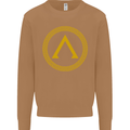 Lambda Gym Spartan Bodybuilding Fitness Mens Sweatshirt Jumper Caramel Latte