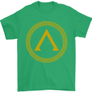Lambda Gym Spartan Bodybuilding Fitness Mens T-Shirt Cotton Gildan Irish Green