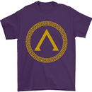 Lambda Gym Spartan Bodybuilding Fitness Mens T-Shirt Cotton Gildan Purple