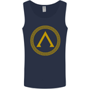 Lambda Gym Spartan Bodybuilding Fitness Mens Vest Tank Top Navy Blue