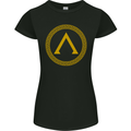Lambda Gym Spartan Bodybuilding Fitness Womens Petite Cut T-Shirt Black