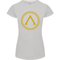 Lambda Gym Spartan Bodybuilding Fitness Womens Petite Cut T-Shirt Sports Grey