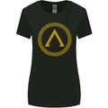 Lambda Gym Spartan Bodybuilding Fitness Womens Wider Cut T-Shirt Black