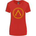 Lambda Gym Spartan Bodybuilding Fitness Womens Wider Cut T-Shirt Red