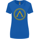Lambda Gym Spartan Bodybuilding Fitness Womens Wider Cut T-Shirt Royal Blue