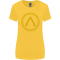 Lambda Gym Spartan Bodybuilding Fitness Womens Wider Cut T-Shirt Yellow