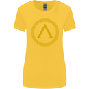Lambda Gym Spartan Bodybuilding Fitness Womens Wider Cut T-Shirt Yellow
