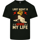 Last Night a DJ Saved My Life DJing Kids T-Shirt Childrens Black