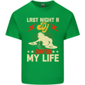 Last Night a DJ Saved My Life DJing Mens Cotton T-Shirt Tee Top Irish Green