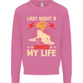 Last Night a DJ Saved My Life DJing Mens Sweatshirt Jumper Azalea