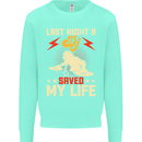 Last Night a DJ Saved My Life DJing Mens Sweatshirt Jumper Peppermint