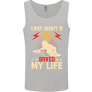 Last Night a DJ Saved My Life DJing Mens Vest Tank Top Sports Grey