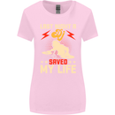 Last Night a DJ Saved My Life DJing Womens Wider Cut T-Shirt Light Pink