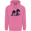 Laurel & Hardy AKA Dick and Doof Childrens Kids Hoodie Azalea