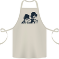 Laurel & Hardy AKA Dick and Doof Cotton Apron 100% Organic Natural