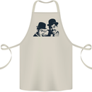 Laurel & Hardy AKA Dick and Doof Cotton Apron 100% Organic Natural