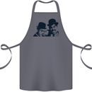 Laurel & Hardy AKA Dick and Doof Cotton Apron 100% Organic Steel