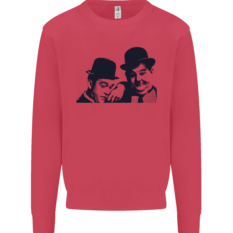 Laurel & Hardy AKA Dick and Doof Kids Sweatshirt Jumper Heliconia