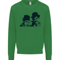 Laurel & Hardy AKA Dick and Doof Kids Sweatshirt Jumper Irish Green