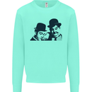 Laurel & Hardy AKA Dick and Doof Kids Sweatshirt Jumper Peppermint