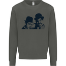 Laurel & Hardy AKA Dick and Doof Kids Sweatshirt Jumper Storm Grey