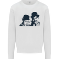 Laurel & Hardy AKA Dick and Doof Kids Sweatshirt Jumper White