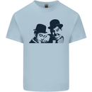 Laurel & Hardy AKA Dick and Doof Kids T-Shirt Childrens Light Blue