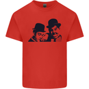 Laurel & Hardy AKA Dick and Doof Kids T-Shirt Childrens Red