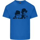 Laurel & Hardy AKA Dick and Doof Kids T-Shirt Childrens Royal Blue