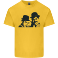 Laurel & Hardy AKA Dick and Doof Kids T-Shirt Childrens Yellow