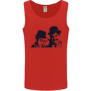 Laurel & Hardy AKA Dick and Doof Mens Vest Tank Top Red