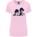 Laurel & Hardy AKA Dick and Doof Womens Wider Cut T-Shirt Light Pink