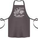 Leak Oil Motorcycle Motorbike Biker Cotton Apron 100% Organic Dark Grey