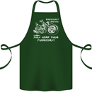 Leak Oil Motorcycle Motorbike Biker Cotton Apron 100% Organic Forest Green