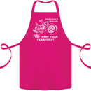 Leak Oil Motorcycle Motorbike Biker Cotton Apron 100% Organic Pink