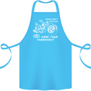 Leak Oil Motorcycle Motorbike Biker Cotton Apron 100% Organic Turquoise