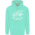 Leak Oil Motorcycle Motorbike Biker Mens 80% Cotton Hoodie Peppermint