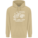 Leak Oil Motorcycle Motorbike Biker Mens 80% Cotton Hoodie Sand