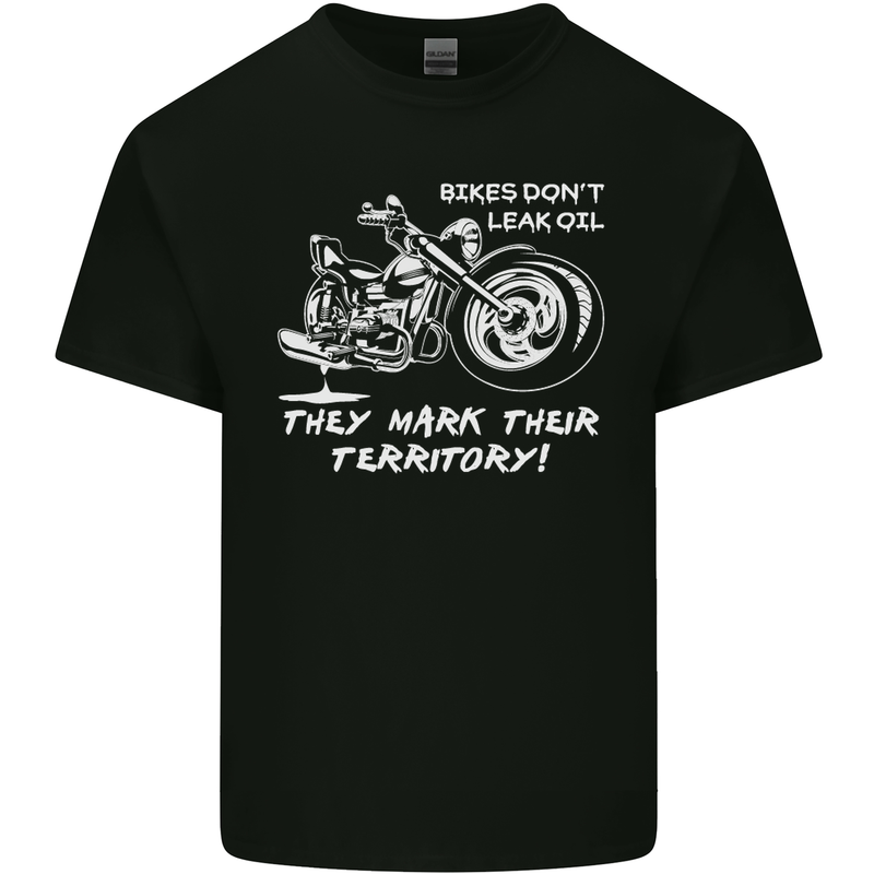 Leak Oil Motorcycle Motorbike Biker Mens Cotton T-Shirt Tee Top Black