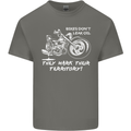Leak Oil Motorcycle Motorbike Biker Mens Cotton T-Shirt Tee Top Charcoal