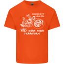 Leak Oil Motorcycle Motorbike Biker Mens Cotton T-Shirt Tee Top Orange