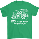 Leak Oil Motorcycle Motorbike Biker Mens T-Shirt Cotton Gildan Irish Green