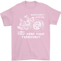 Leak Oil Motorcycle Motorbike Biker Mens T-Shirt Cotton Gildan Light Pink