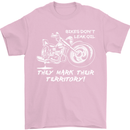 Leak Oil Motorcycle Motorbike Biker Mens T-Shirt Cotton Gildan Light Pink
