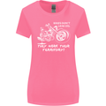 Leak Oil Motorcycle Motorbike Biker Womens Wider Cut T-Shirt Azalea
