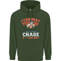Leg Day Gym Funny Training Top Bodybuilding Mens 80% Cotton Hoodie Forest Green
